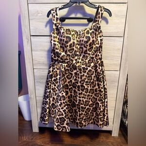 Amazon Women's Leopard Print Mini Dress